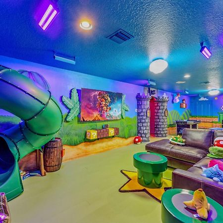 Mario'S Magic Mansion - Family Fun! Private Heated Pool & Spa 4 Miles To Disney! Villa Kissimmee Eksteriør bilde